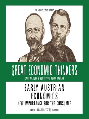 cover image of Early Austrian Economics